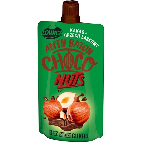 Anty Baton Choco kakao + orzech laskowy Łowicz 100 g