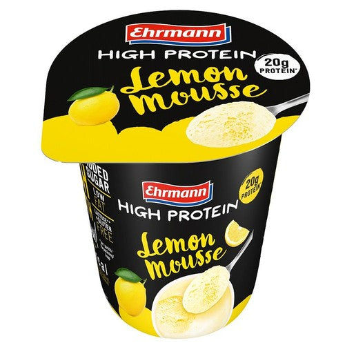 High Protein Mus o smaku cytrynowym EHRMANN 200 g
