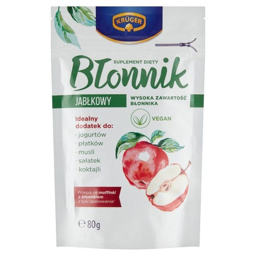 Błonnik jabłkowy. Suplement diety Krüger 80 g