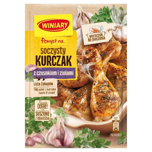 Pomysł na...Soczysty kurczak z czosnkiem i ziołami Winiary 30 g