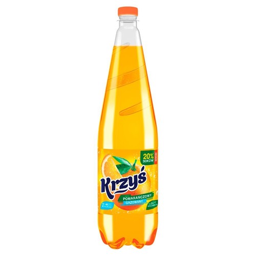 Napój gazowany o smaku pomarańczowym Krzyś 1,25 l